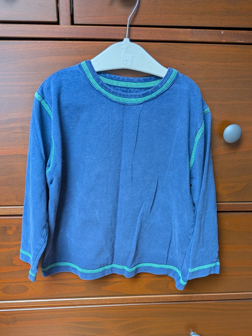 Mini boden Long Sleeve T Shirt Navy And Green